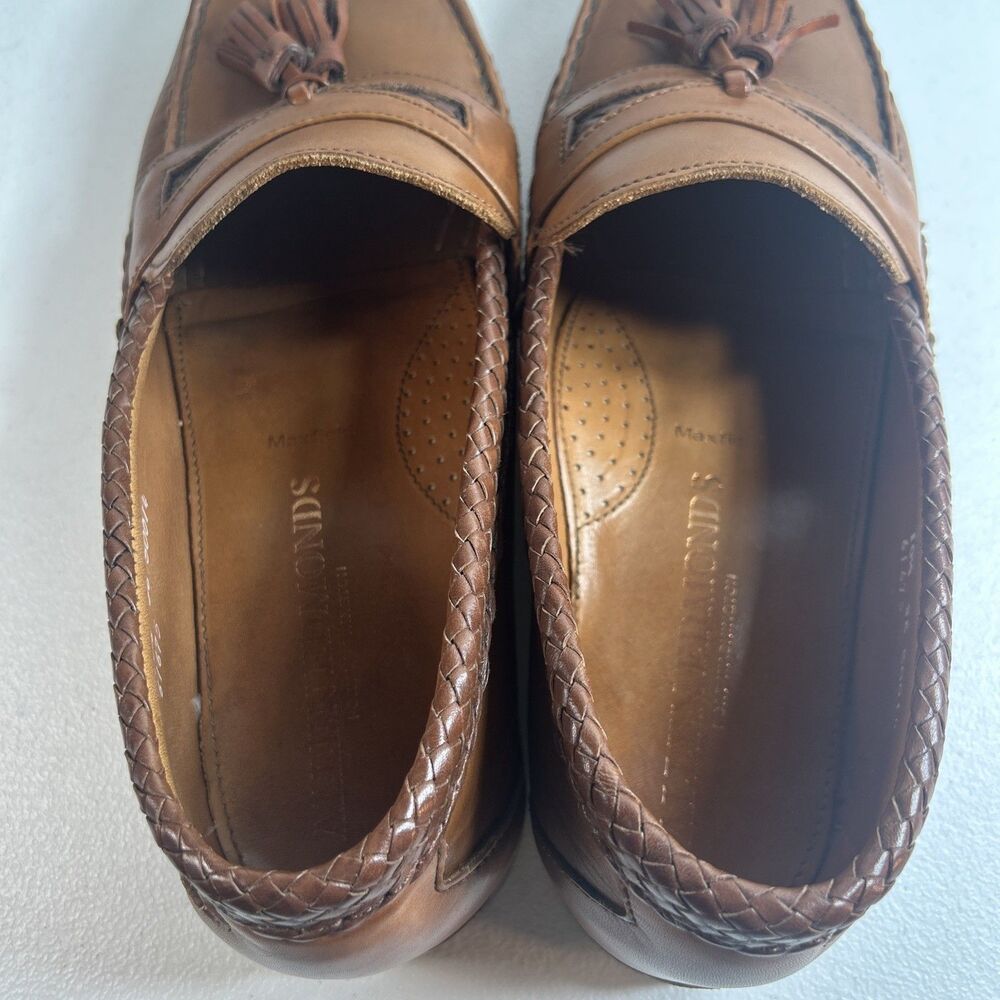 Allen Edmonds Men’s Shoes Size 10.5 EEE Tassel Loafers USA Made Brown Braided - Picture 7 of 12